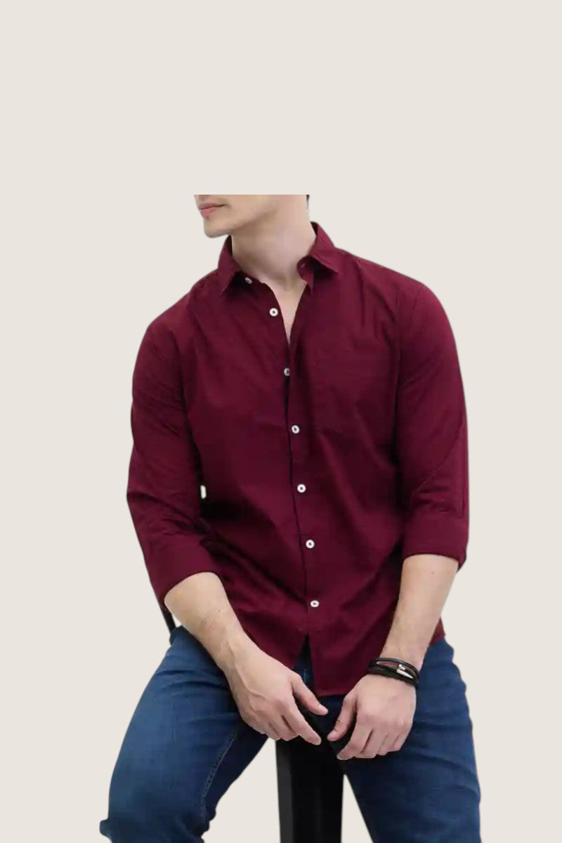 Men Slim Fit Shirt